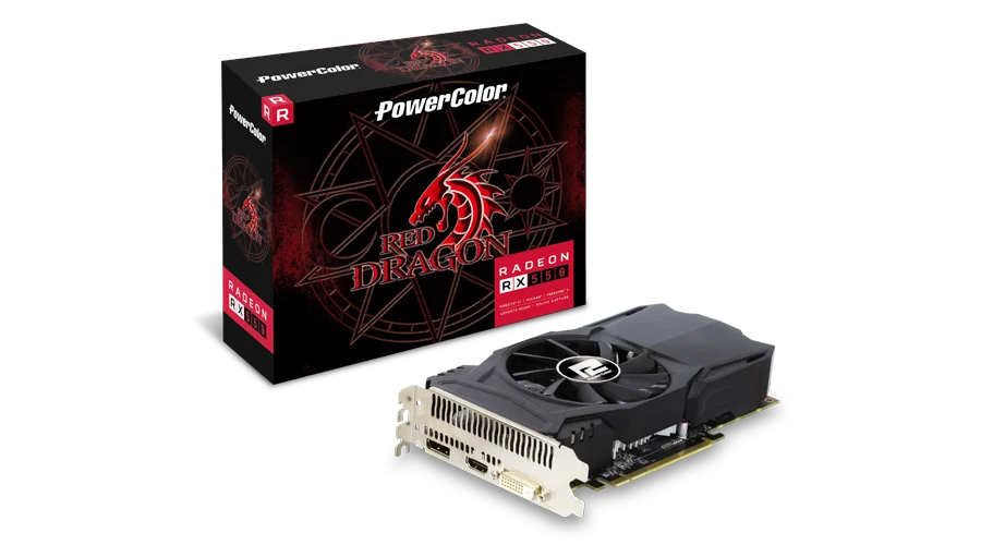 PowerColor Red Dragon Radeon RX 550 4GB GDDR5 (AXRX 550 4GBD5-DH/OC)